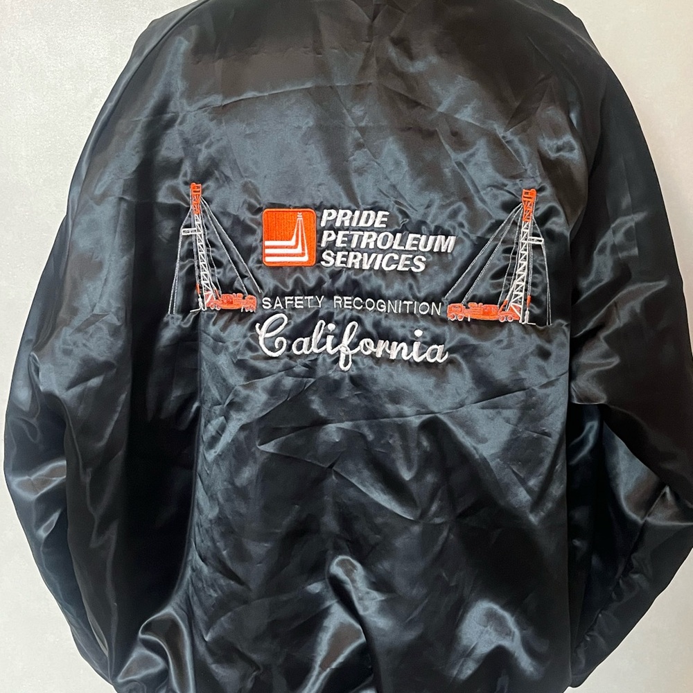 Black Vintage bomber Jacket